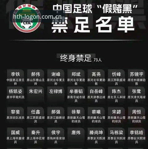 看球必备知识：从足协最新禁足名单看中国足球的合规化进程